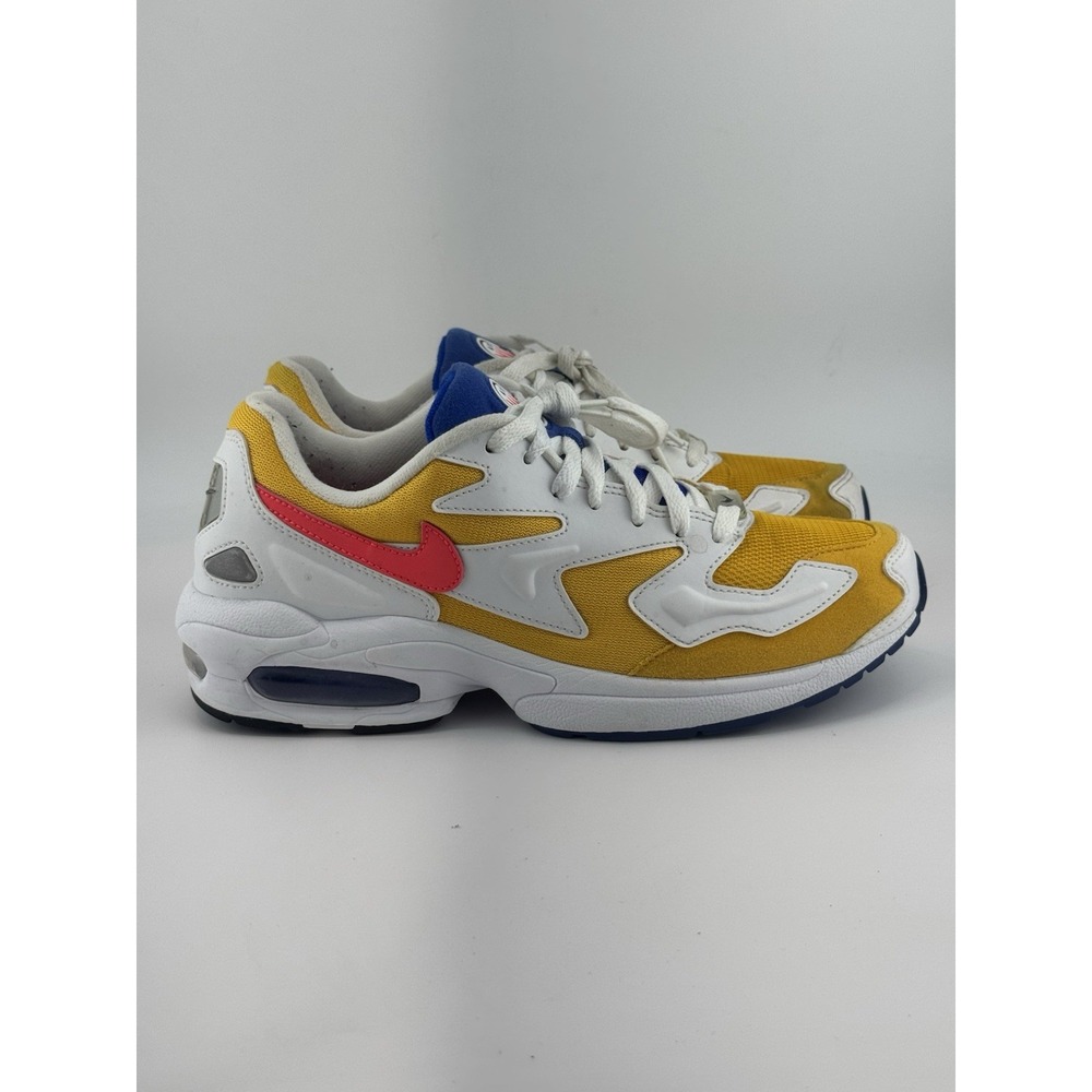 Nike Mens Air Max 2 Light Sneakers University Gold White A01741-700 Size 7.5